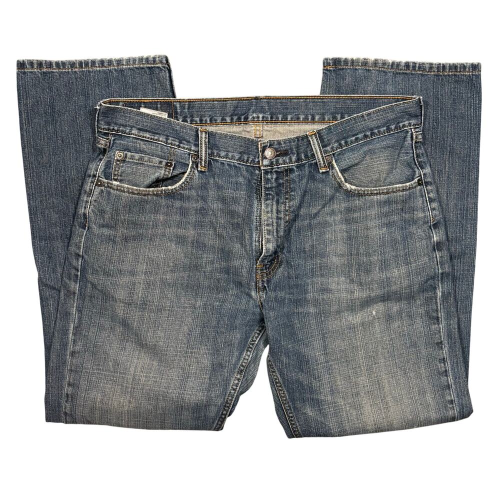Levi's 559 Relaxed Straight Fit Medium Dark Wash Denim Jeans Mens 36 32
